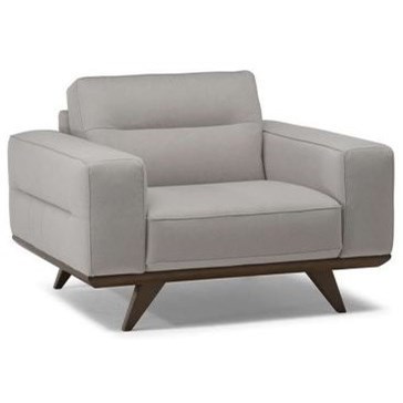 Natuzzi white leather hotsell chair